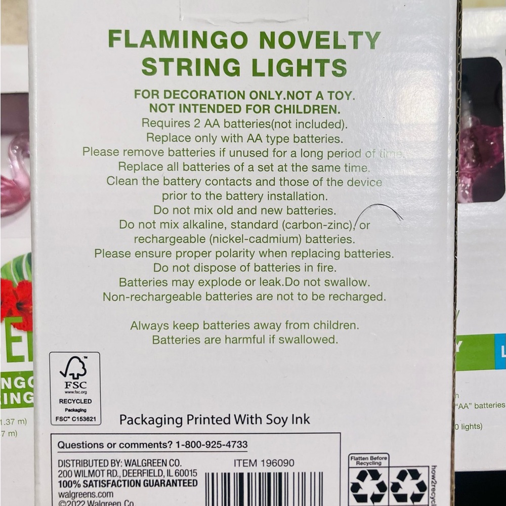 Flamingo String Lights - Picture 2 of 2